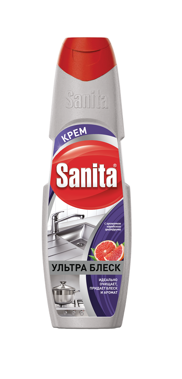 Sanita крем. Sanita крем ультра блеск, 600 г. Sanita крем 600г ультра блеск 1/12. Sanita крем ультра блеск, 600 г (12шт/ящ). Санита-крем ультра блеск 600мл 12/кор.