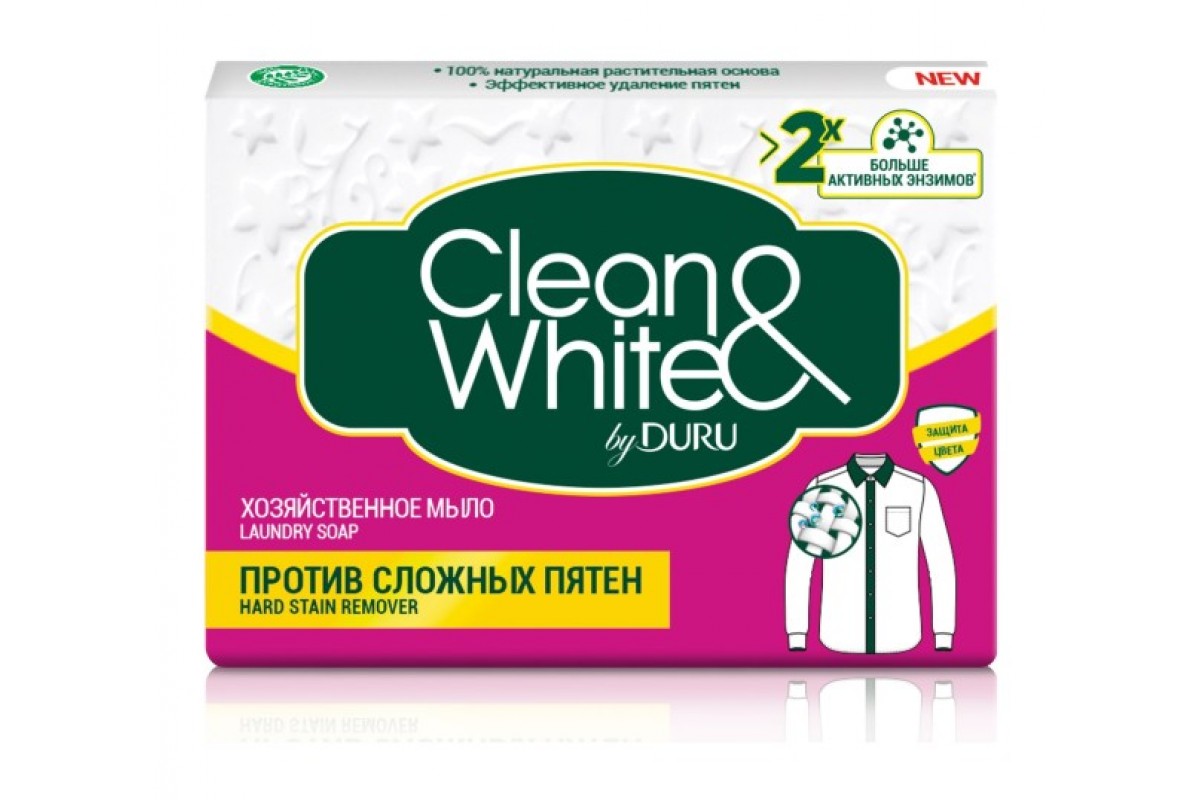 Мыло хозяйственное Duru clean White