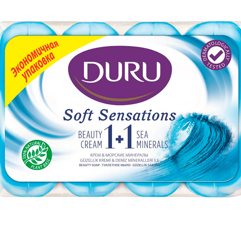 Soft sensations. Крем-мыло кусковое Duru Soft Sensations 1+1 морские минералы. Мыло Duru 1+1 крем морские минералы экопак,. Мыло Duru Soft Sensations туалетное 80гр. Морские минералы 1+1. Мыло Duru Soft Sens морские минералы 4 шт по 90 гр.