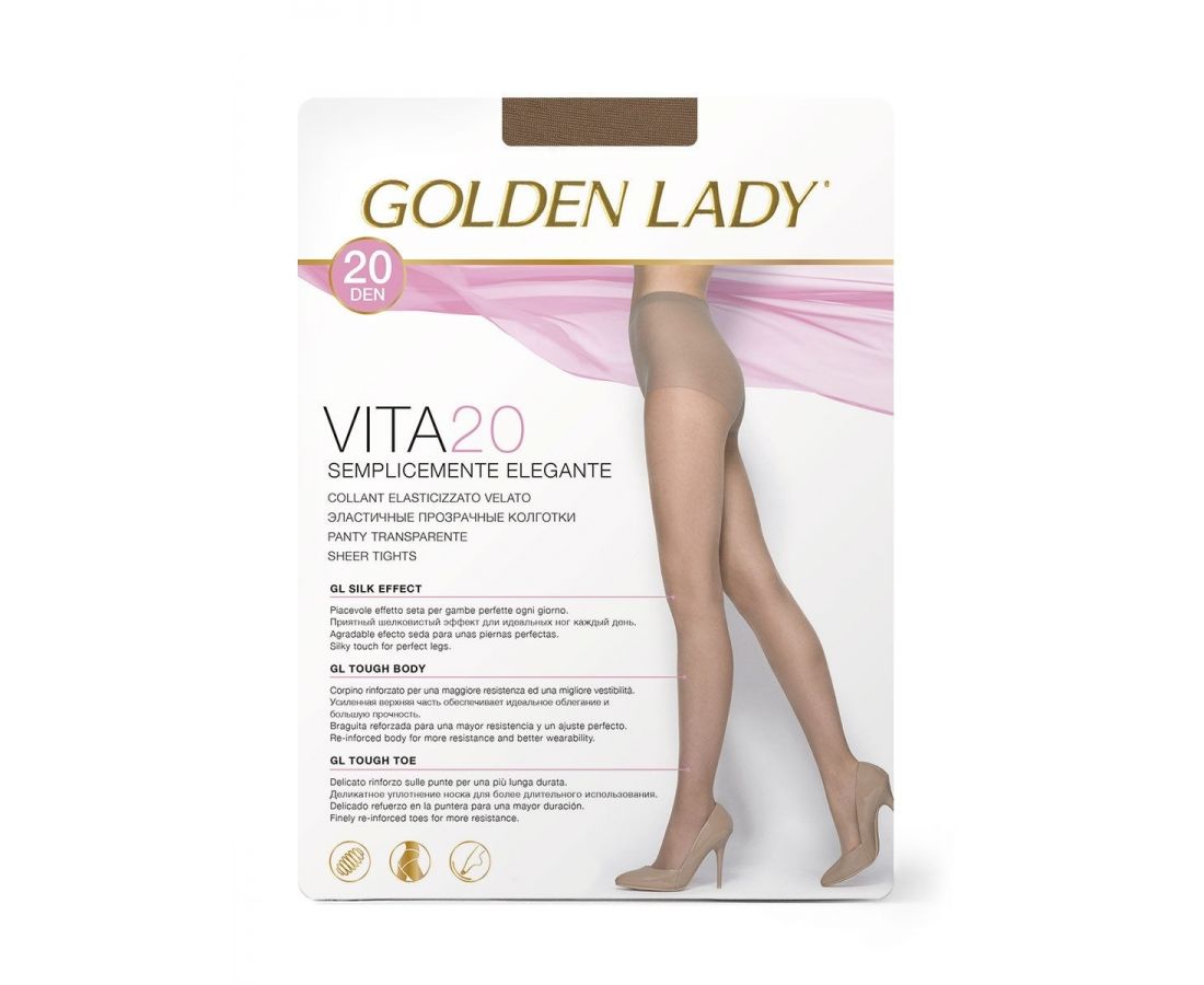 Колготки женские Vita 20 Golden Lady